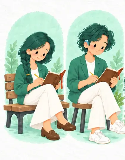 Ilustrasi tipe INFJ: Pemerhati.